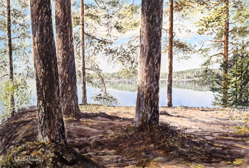 Harmoni - originalmålning av Anita Rosvall