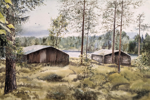 Historiens vingslag - originalmålning av Anita Rosvall